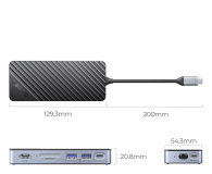 Orico USB-C z obudową na dysk SSD M.2, 10 Gbps, HDMI 4K 60Hz - 1355493 - zdjęcie 2
